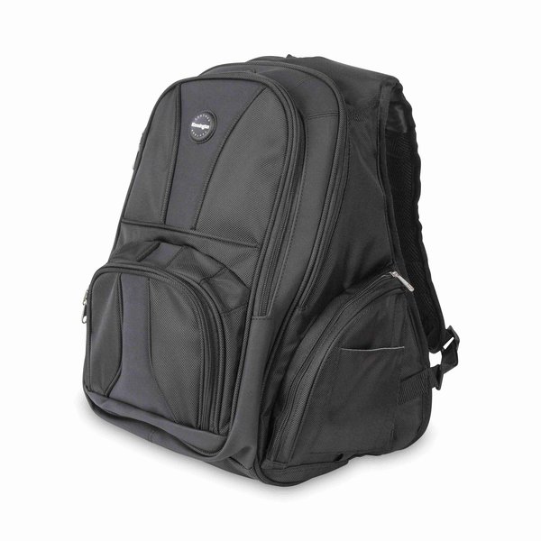 Kensington Contour Laptop Backpack, Nylon, 15 3/4 x 9 x 19 1/2, Black K62238B